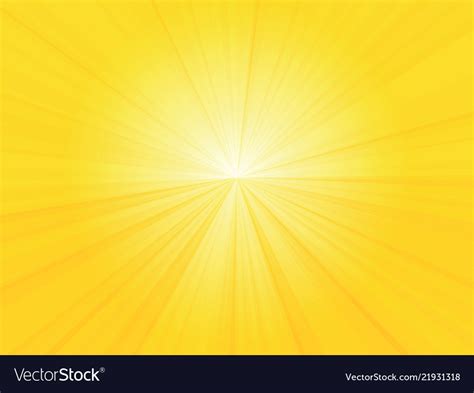 Yellow sun rays background Royalty Free Vector Image