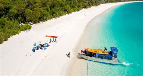 Whitehaven Beach Camping Transfer by Whitsunday Island Camping ...