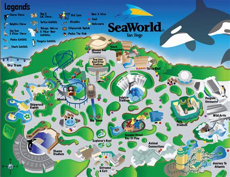 Seaworld San Diego Map 2024 - Kinna Diannne