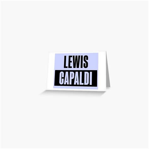 "Lewis Capaldi Merch Lewis Capaldi Logo, Youth, Kid, Men, Woman ...