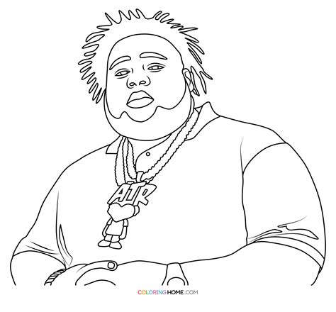 Rod Wave Coloring Pages