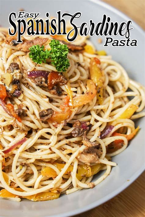 Easy Spanish Sardines Pasta Recipe - Friend Cheap Menu | Recipe in 2021 ...