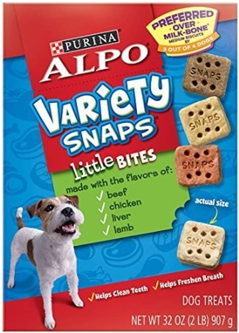 Purina Alpo Variety Snaps Little Bites Dog Treats 32oz (Pack of 2 ...