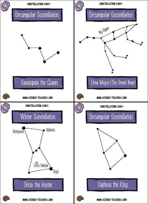 Free Printable Constellation Worksheets Free Printable Constellation ...