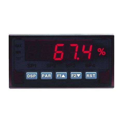 Red Lion PAXP0000 Panel meter 4/20mA or 0/10V process input, 85-250Vac ...