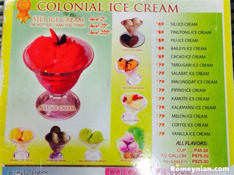 Sili Ice Cream of 1st Colonial Grill | The Mommy in Us