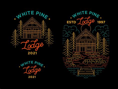 White Pine Lodge T-shirt Design by Muhammad Bagus Prasetyo on Dribbble