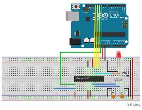 Arduino-er: Program standalone breadboard Arduino of ATmega328, using ...