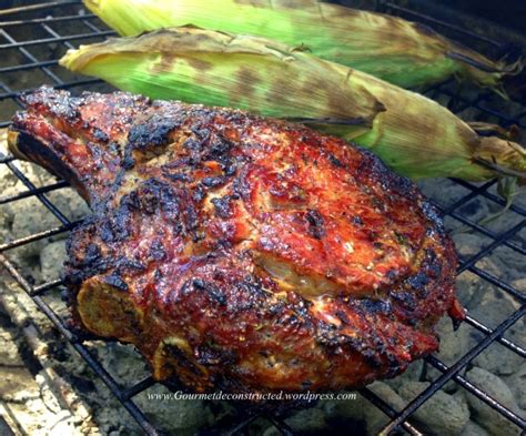 Grilled Rib-Eye w/ Bourbon Marinade | Gourmet De-Constructed