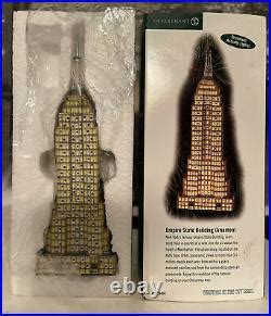 Dept 56 EMPIRE STATE BUILDING 59408 Rare Christmas In The City Series ...