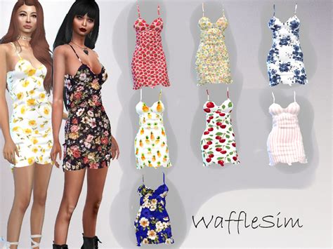 The Sims Resource - WaffleSim Summer Dress