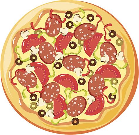 Pizza Toppings Illustrations, Royalty-Free Vector Graphics & Clip Art ...