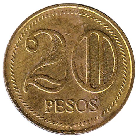 20 Pesos coin Colombia (Simón Bolívar) - Exchange yours for cash today