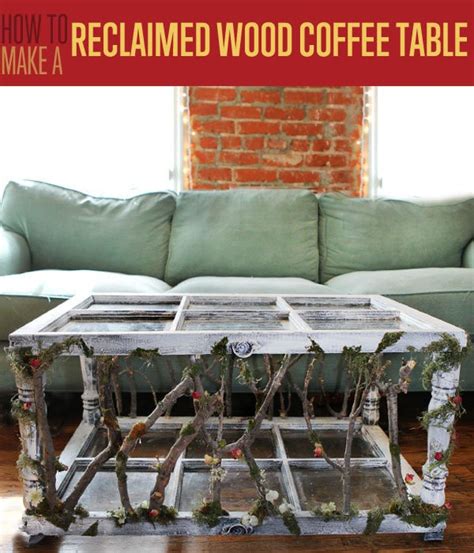 How To Make a Reclaimed Wood Coffee Table DIY Projects Craft Ideas ...