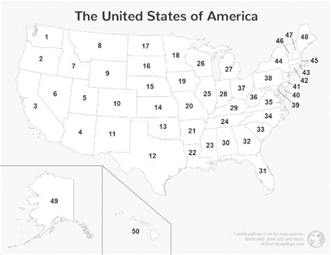 Us 50 State Map Quiz - Allene Madelina