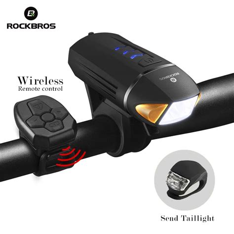 ROCKBROS Bicycle Front Light 350LM USB Rechargeable LED Bike Light ...