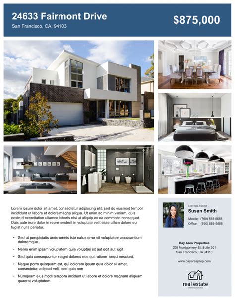 Real Estate Flyer (Free Templates) | Zillow Premier Agent