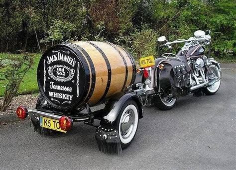 Motorcycle trailer, Pull behind motorcycle trailer, Jack daniels