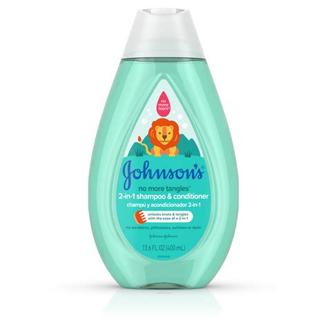 (2 pack) Johnson’s Detangling 2-in-1 Kids Shampoo & Conditioner, 13.6 ...