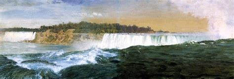 Frederic Edwin Church The Great Fall Niagara Gallery Wrap Canvas, 14x28 ...