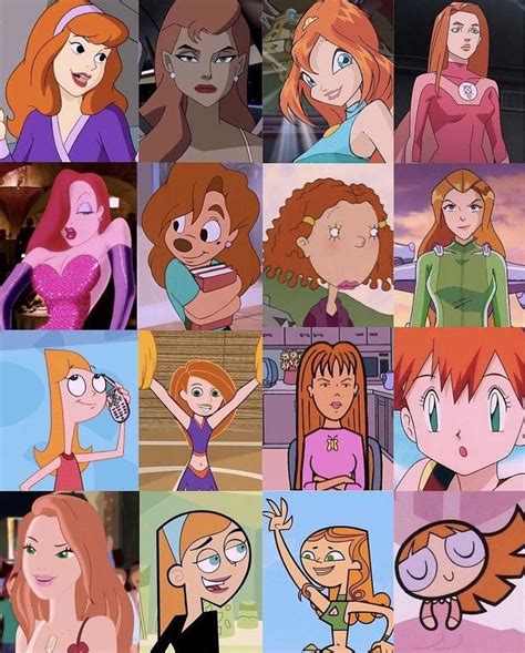 the many faces of cartoon characters from different eras to present in ...