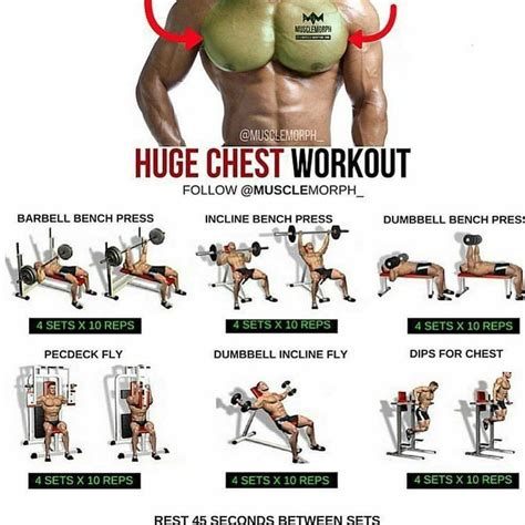 Free Best Chest Workout For The Gym Gaining Muscle - Cardio Workout Routine