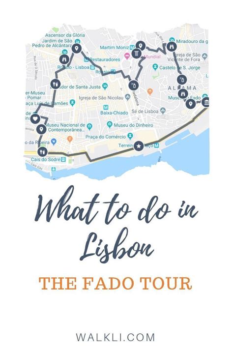 fado self-guided walking tour map | WalkliTravel