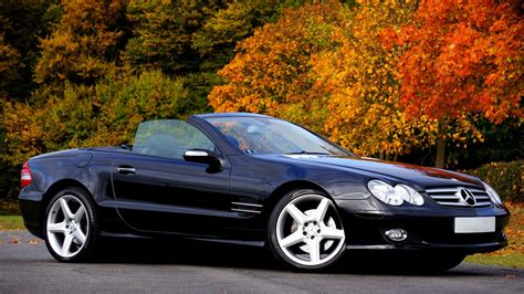 Black Mercedes Benz Convertible Coupe Sl Class · Free Stock Photo