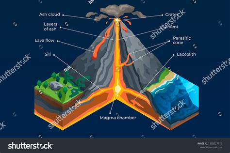 287 Volcano Infographic Eruption Images, Stock Photos, 3D objects ...