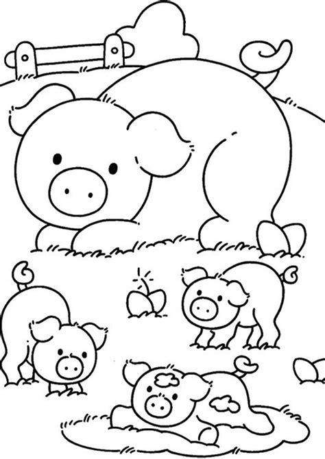 Coloring Pages Farm Animals