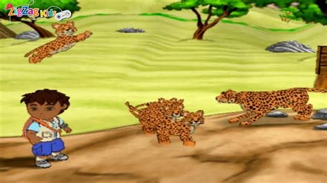 Go Diego Go! Safari Rescue | Help Cheetah Cub | Episode 7 | ZigZag Kids ...