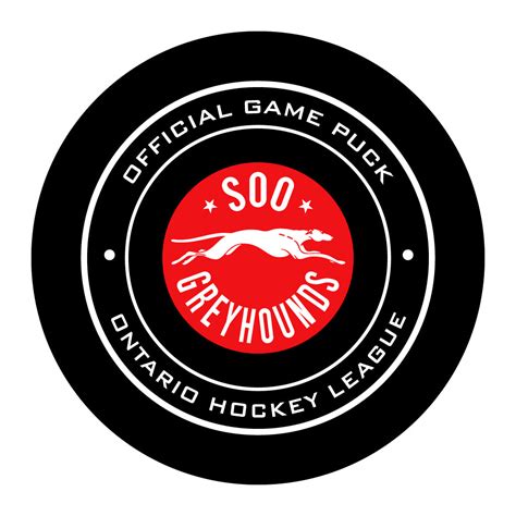 OHL SOO Greyhounds Official Game Puck (Season 2016-2017) - Soo#1 – Ogre ...