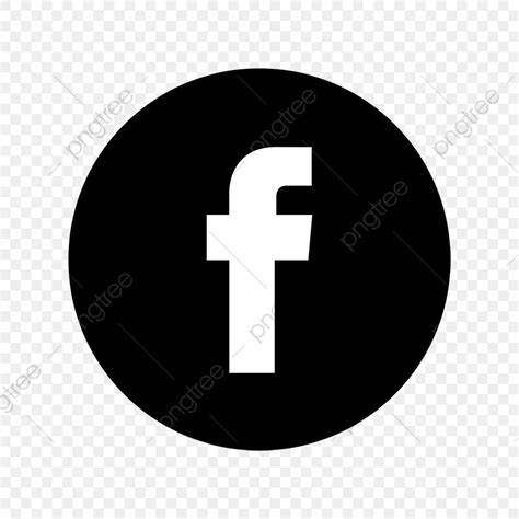 Facebook Logo Black Icon Fb Icon Fb Logo | Facebook logo png, Logo ...