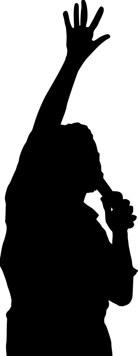 7 Praising Silhouette (PNG Transparent) | OnlyGFX.com