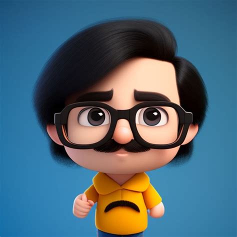 Cartoon Characters With Beard And Glasses