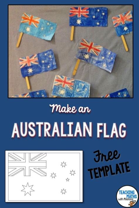 Australian Flag - Colouring Sheet FREE | Australian flags, Australia ...