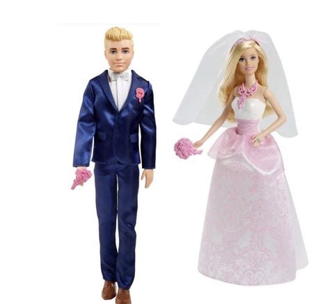 Barbie and Ken Bride and Groom Dolls - Walmart.com