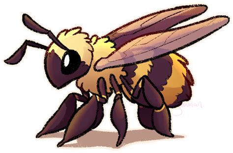 Cute Bee by TawnySoup on DeviantArt | Bee art, Bee sketch, Drawing ...