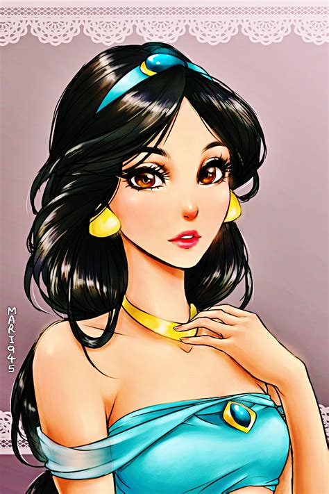 Walt Disney Fan Art – Princess Jasmine - Walt Disney Characters Fan Art ...