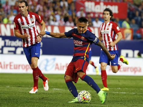 VIDEO: Neymar launches a perfect free-kick against Atletico Madrid ...