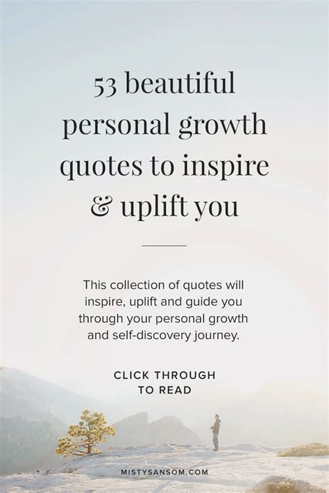 53 Beautiful Personal Growth Quotes to Live By — Misty Sansom | Life ...