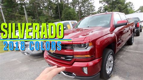 Here's the Colors of the 2018 Chevrolet Silverado's | Exterior Color ...