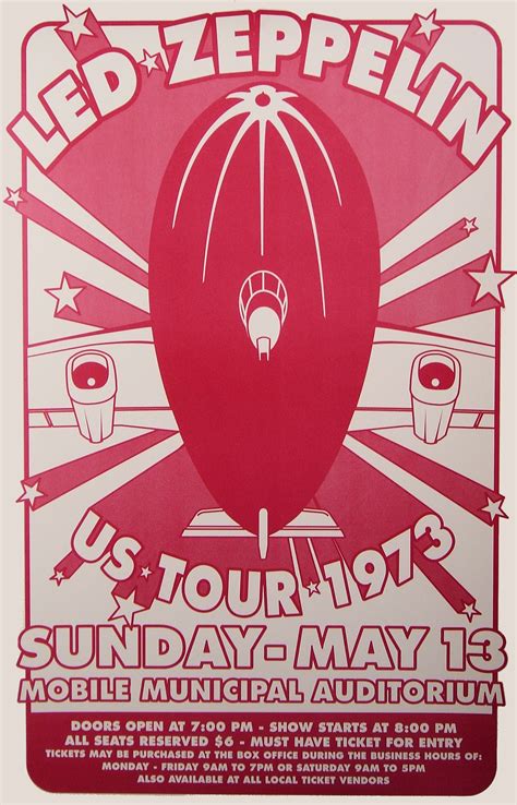 Led Zeppelin - US Tour 1973 | Led zeppelin poster, Concert posters, Led ...