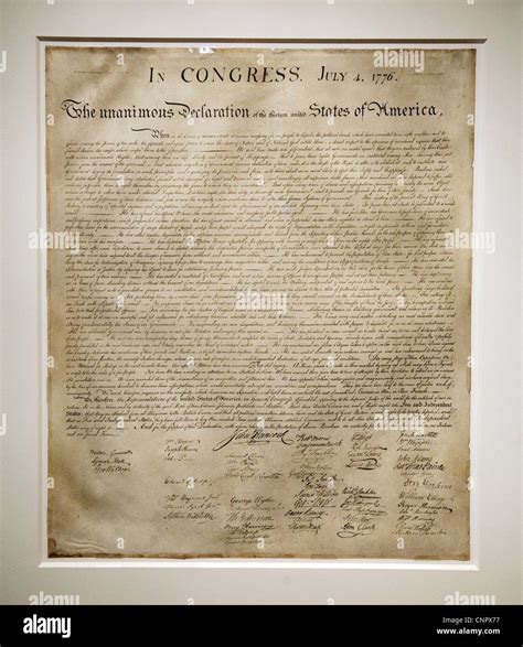 Original Declaration Of Independence Image : Declaration of ...