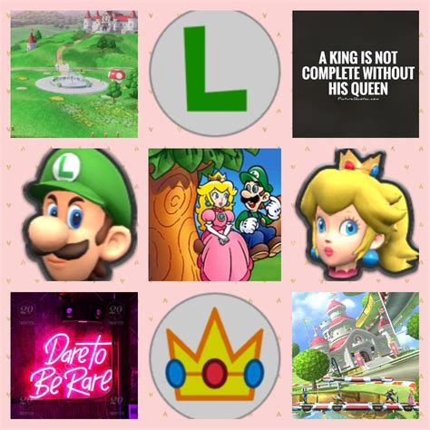 Luigi/Princess Peach aesthetic (REDO) by Arcion-Days on DeviantArt