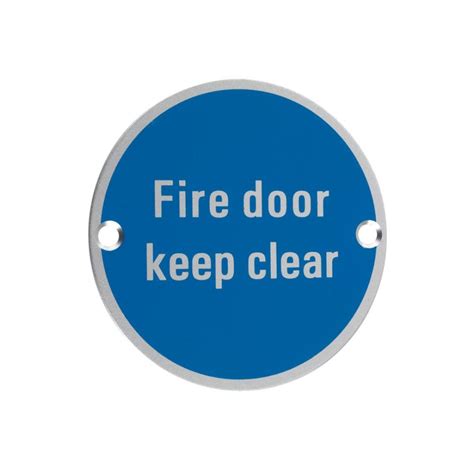 Signage - Fire Door Keep Clear | Premier Fire Doors