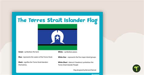 The Torres Strait Islander Flag - Poster and Worksheet | Teach Starter