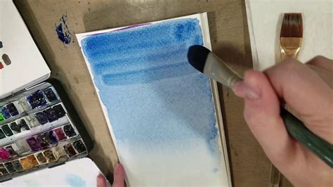 Watercolor Sky Tutorial - YouTube