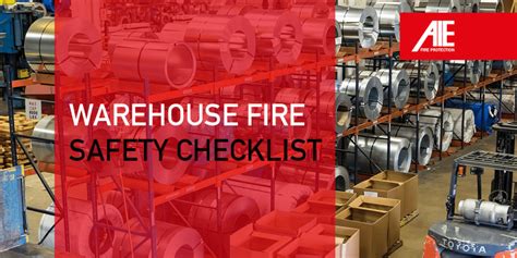 Warehouse Fire Safety Checklist: 27 Regulations & Tips I AIE Fire