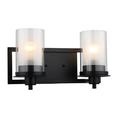 Bathroom Wall Sconce Matte Black - 3 Lights Bathroom Black Vanity Light ...